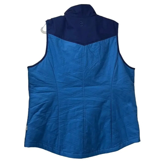 Magellan Womens 1X Sugar Coral Campfire Chambray Outdoors Vest NEW - Picture 2 of 14